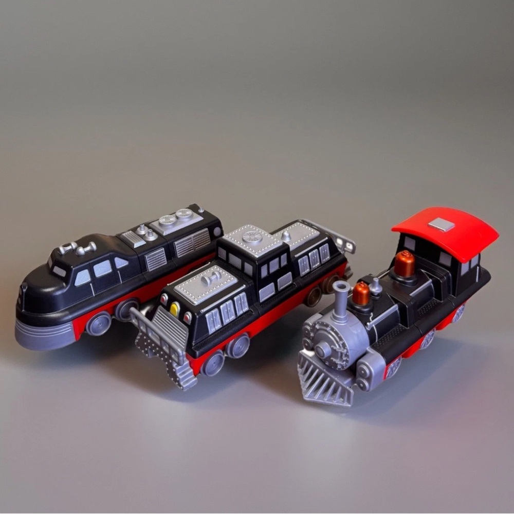 Popular Playthings Mix Or Match Magnetic Trains - 9 Piece Play Set
